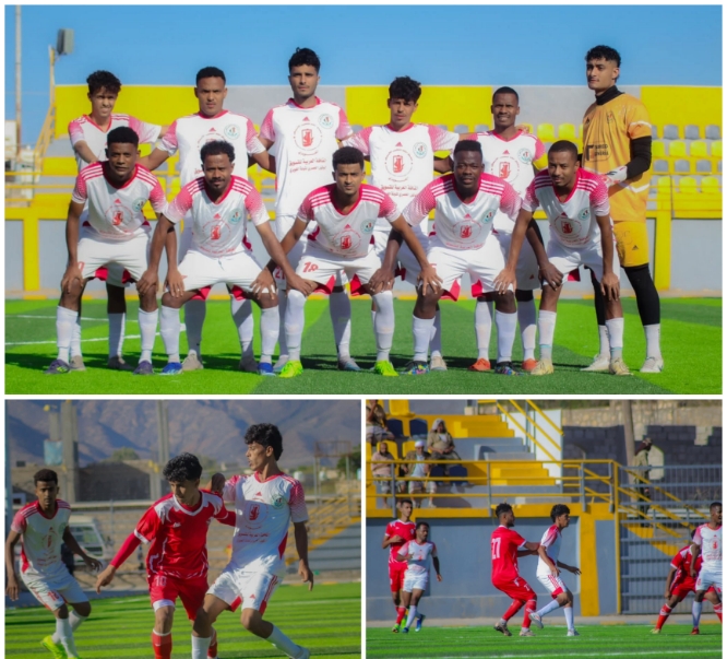 الوحدة حضرموت يُنعش آماله بفوز صريح على أهلي تعز في  تجمع لودر