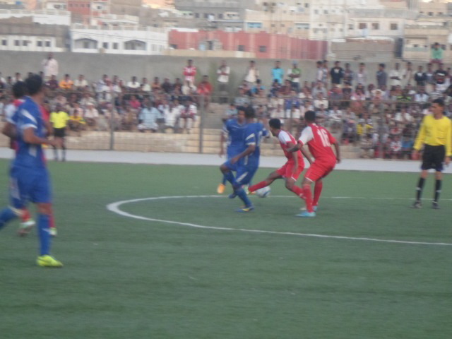 شعب حضرموت يفرط بالفوز امام نجوم الهلال الساحلي