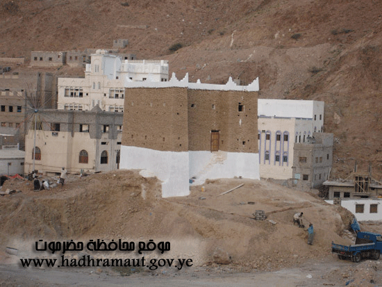 حصن الغويزي القديم أثناء التجديد