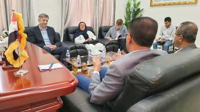 الأمين العام للمجلس المحلي بحضرموت يلتقي ملحق الدفاع بالسفارة البريطانية