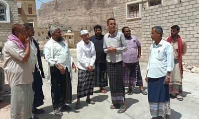وفد هندسي من أشغال ساحل حضرموت يتفقد أضرار السيول ومشاريع الطرق بمديرية دوعن