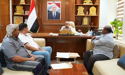 عضو مجلس القيادة الرئاسي محافظ حضرموت يوجه باستئناف استكمال طريق الضليعة – يبعث