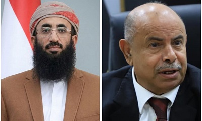 عضو مجلس القيادة الخنبشي يطلع من وزير الأوقاف على أوضاع الحجاج من أبناء حضرموت واليمن عامة
