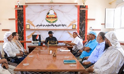 مدير عام شبام يترأس اجتماع التحضيرات النهائية للامتحانات الوزارية لثانويات المديرية
