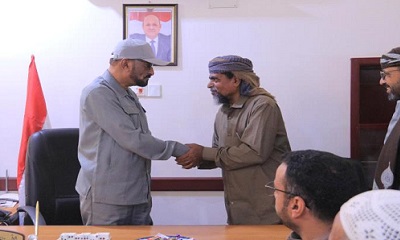 مدير عام شبام يتلقى تهاني العيد من القيادات والشخصيات الاجتماعية بالمديرية