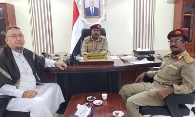 الشيخ حسين العامري يزور قيادة المنطقة العسكرية الثانية ويشيد بدور النخبة الحضرمية في ترسيخ الأمن والاستقرار