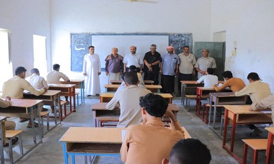 القطن تدشن اختبارات الثانوية العامة في 7 مراكز امتحانية بمشاركة 838 طالباً وطالبة