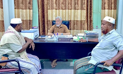 مدير أوقاف الشحر يبحث مع “كويت الخير للتنمية” سبل تعزيز الشراكة في خدمة بيوت الله ورعاية الأيتام