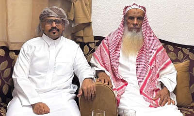 التميمي مدير عام مصلحة شؤون القبائل يلتقي الحكم عبدالله بن عجاج النهدي ويبحثان مساعي الصلح العام