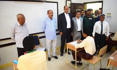 تدشين اختبارات الثانوية العامة لـ5562 طالباً وطالبة في 103 مراكز اختبارية بوادي وصحراء حضرموت