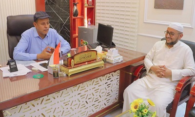 مدير عام سيئون يطلع على خطط وبرامج مكتب الأوقاف والإرشاد بالمديرية.