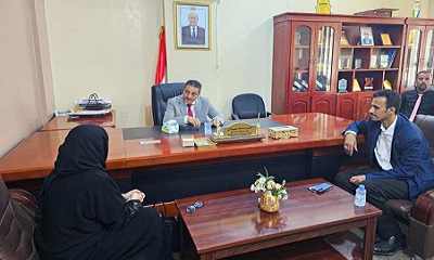 وزير الثقافة والسياحة يزور مركز بلفقيه الثقافي بالمكلا ويطلع على أعمال التأهيل الجارية