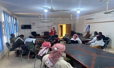 مدير عام القطن يدشن الدورة التدريبية للجان المجتمعية في مجال الاستعداد والاستجابة للكوارث والاسعافات الاولية للمجتمع المحلي بالمديرية