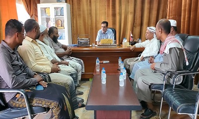 مدير عام مديرية القطن يلتقي نائب مدير المؤسسة العامة للكهرباء بوادي حضرموت والصحراء لبحث تحسين خدمة الكهرباء