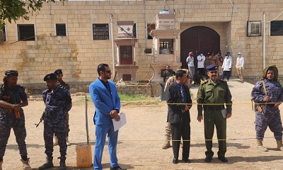 شرطة حضرموت الوادي والصحراء والنيابة العامة تنفذان حكم قصاص بالاعدام في المحكوم عليه عبده احمد هادي جراد