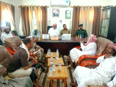 اجتماع أمني برئاسة مدير عام رماه لتعزيز التعاون بين الجيش والأمن والمواطنين