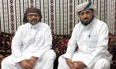التميمي مدير عام شؤون القبائل يلتقي المقدم محمد بن حبار الجمحي ويثني على الأدوار الوطنية لقبائل الحموم