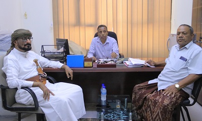 مدير عام شبام يناقش مع التخطيط والتعاون الدولي موازنة البرنامج الاستثماري للمديرية