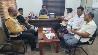 بن شيخان يبحث مع مؤسسة آل عباد للتنمية توسيع التدخلات الزراعية والحيوانية بوادي حضرموت