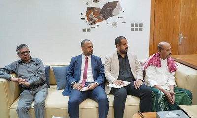 الخنبشي يبحث مع وكلاء حضرموت مستجدات الأوضاع الوطنية وتعزيز الخدمات والاستعدادات الإنسانية