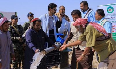 العبر .. مؤسسة البادية تفتتح مشروع بئر المرحوم الشيخ عبدالله بن محمد النهدي لتوفير مياه آمنة ومستدامة لـ 265 أسرة مستفيدًه