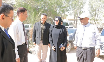 جامعة سيئون تستقبل وكيل محافظة حضرموت لشؤون المرأة وتفتتح استراحة ومصلى الطالبات بالحرم الجامعي بالغرف