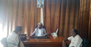  مدير عام القطن يلتقي مدير مكتب التجارة والصناعة ومدير وحدة تعبئة غاز بروج..