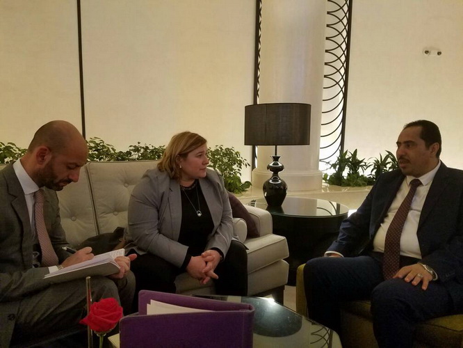 البكري يبحث دعما للشباب مع بعثة الاتحاد الأوروبي لدى اليمن