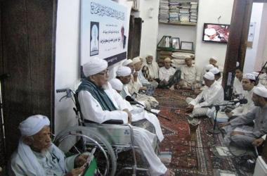 حفل مهيب في تكريم خادم الشريعة وبيوت الله الشيخ / مهدي بن محمد بن مسعود بارجاء