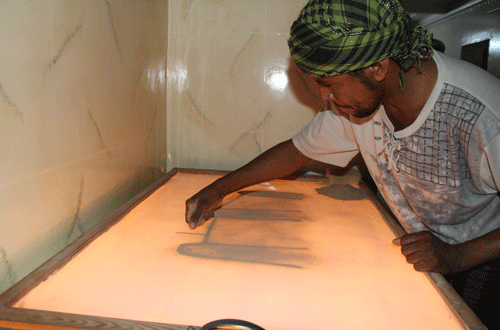 مواهب صاعدة … وبلدة واعدة .. الرسام “يعقوب هبشان” جوهرة مهملة !!   