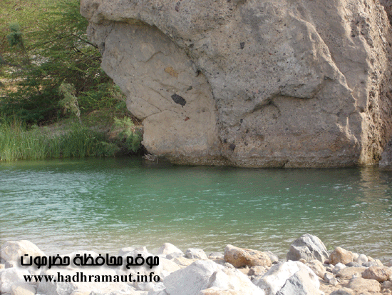 مياة جارية بوادي حجر 