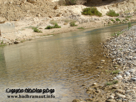 وفرة المياة بوادي حجر 