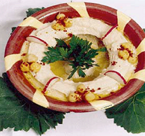 حمص بالطحينية