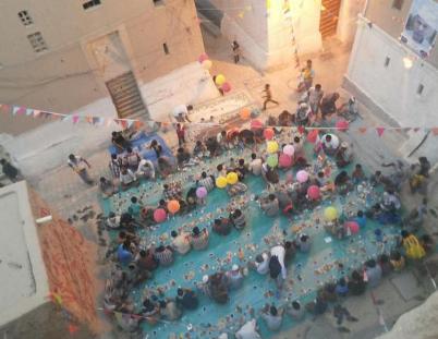 حافة الاصدقاء تختتم مشروع افطار الصائم بمدينة شبام ليلة 29 رمضان
