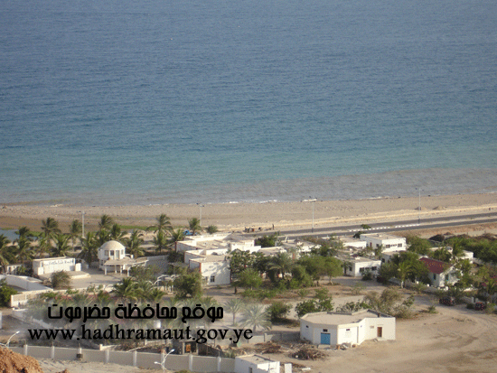 منظر علوي لمدينة المكلا