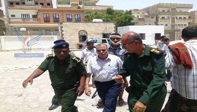 وكيل وزارة الداخلية للشئون المالية والموارد البشرية يتفقد مرافق أمنية بحضرموت