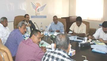 اجتماع لمجلس إدارة مؤسسة المياه بساحل حضرموت
