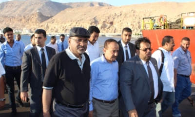 وزير النقل يطلع على نشاط مؤسسة موانئ البحر العربي