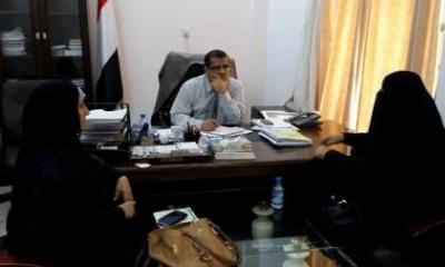 محافظ حضرموت يلتقي مديرعام مكتب وزارة التعليم الفني ومديرة صندوق تنمية المهارات بالمحافظة