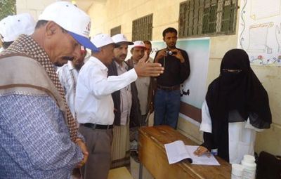 تدشين حملة البلهارسياء بمديرية حريضة وعمد 