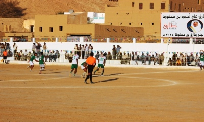 أهلي القزة يهزم طليعة الهجرين بركلات الترجيح ويتأهل لنهائي دوري الشيخ بن محفوظ 