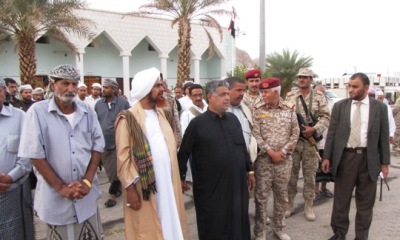 وصول جثمان فقيد حضرموت والوطن بن كردوس التميمي إلى مسقط رأسه بوادي حضرموت