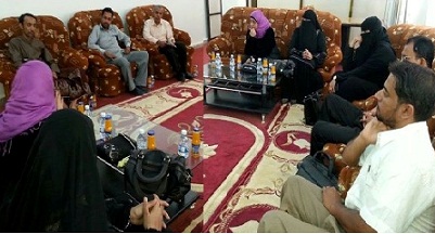 مناقشة أوجه الشراكة بين كلية المجتمع بسيئون والغرفة التجارية والصناعية بالجمهورية 