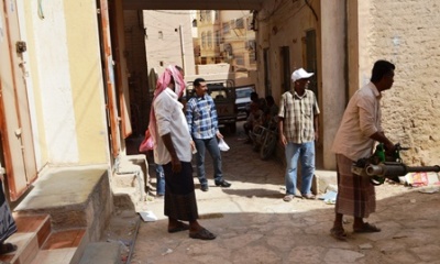 مدير محور الملاريا بحضرموت يطلع على خدمات مستوصف بن عفيف وحملة الرش بمدينة الهجرين التاريخية
