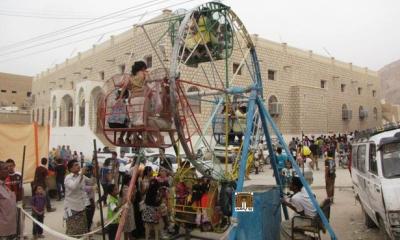 مساجد السلاطين والحداد والخليفة عمر بن الخطاب يشهدن ختائم ليلة 23 من رمضان بمدينة سيئون