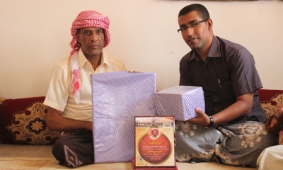 مكتب الثقافة بتريم يكرّم الفنان القدير حسن صالح باحشوان 