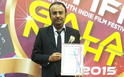 الباحث العيدروس يحصل على أفضل بحث في المؤتمر الدولي للابتكار الصناعي