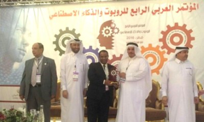 اكاديمية الموهوبين بسيئون  تشارك في المؤتمر العربي الرابع لعلوم الروبوت والذكاء الاصطناعي بدولة قطر