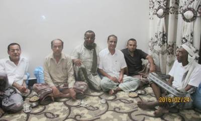 أسرة إذاعة سيئون في جلسة خاصة في منزل الزميل المهندس/ممدوح صالح عبدهود للاطمئنان على صحته