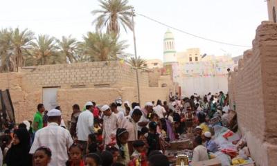 مساجد عبد الصمد والصبان وباسالم والسقاف تحتفل بختائمها ليلة التاسع من رمضان بمدينة سيئون